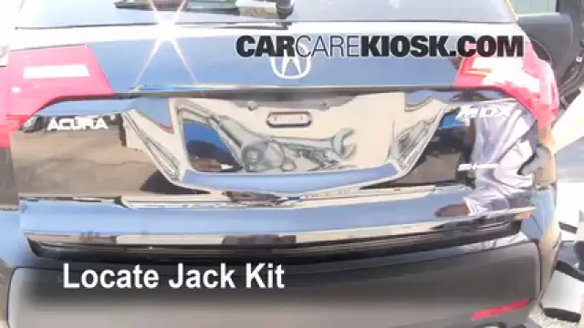 2009 Acura MDX 3.7L V6 Neumáticos y ruedas Cambiar un neumático pinchado